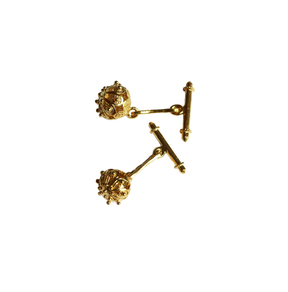 Cufflink PAPY- Watermark - Gold-plated silver | MEA AYAYA