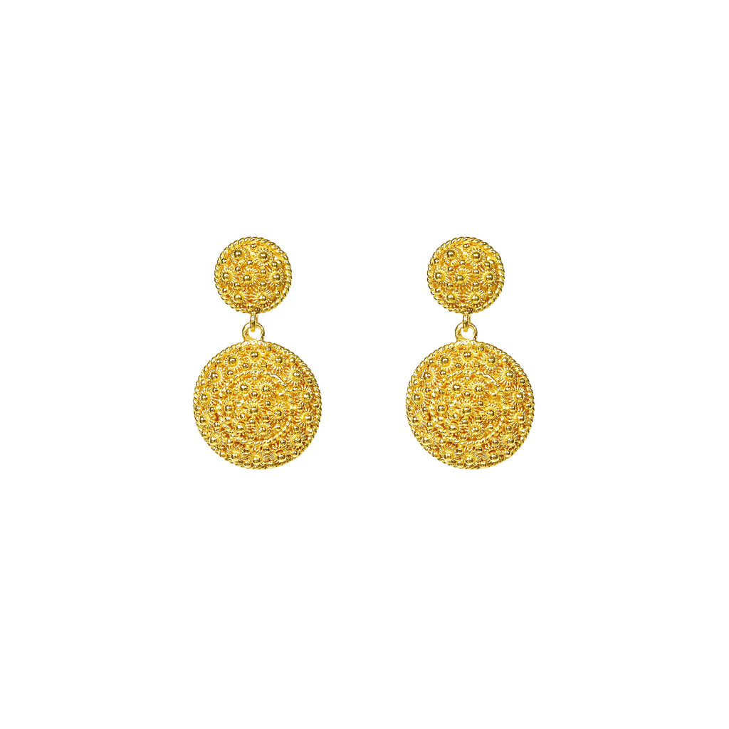 Earrings - 18 karat gold - MAM MAM - | filigree MAM MEA AYAYA
