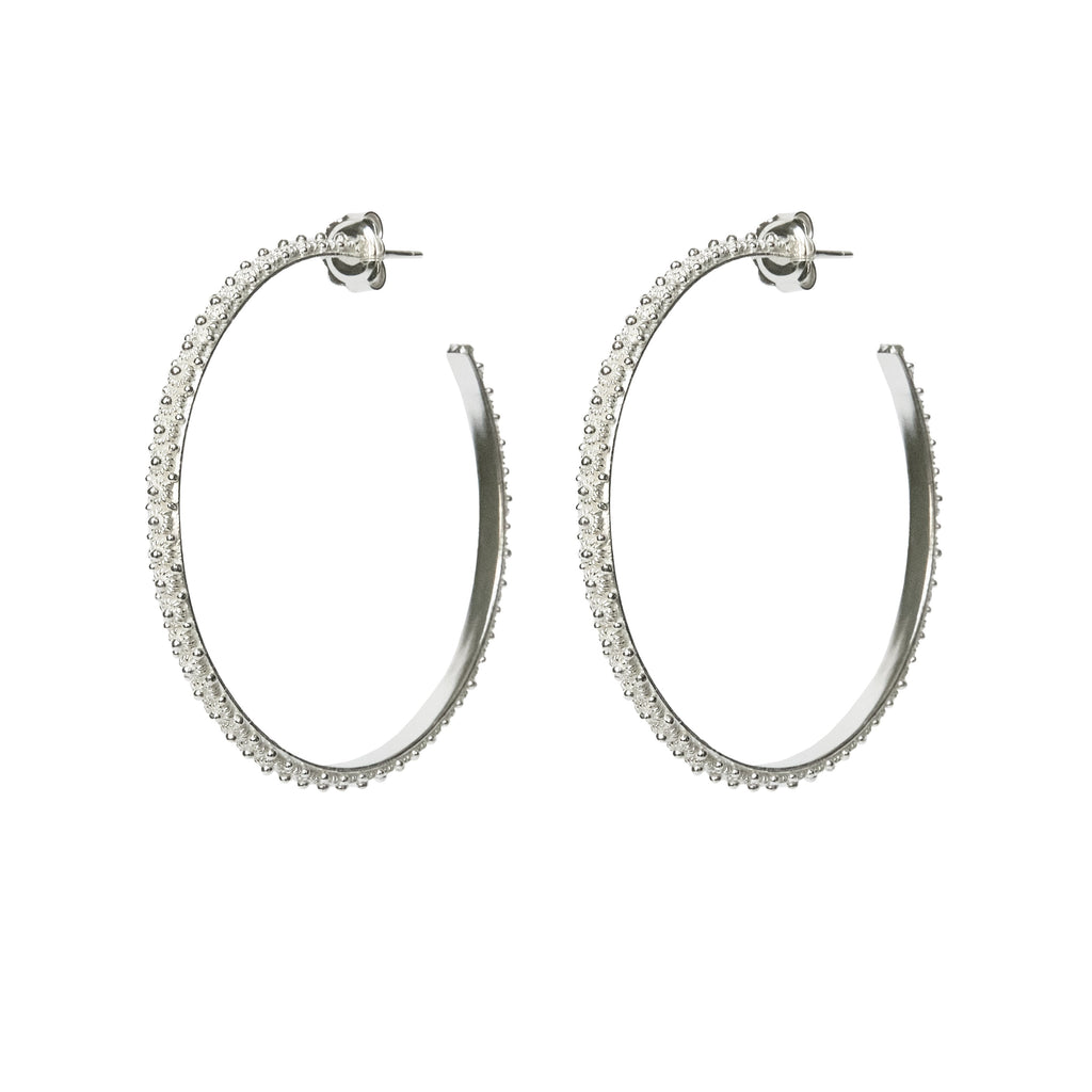Earrings POUPETTE - silver 925/1000 - filigree | MEA AYAYA