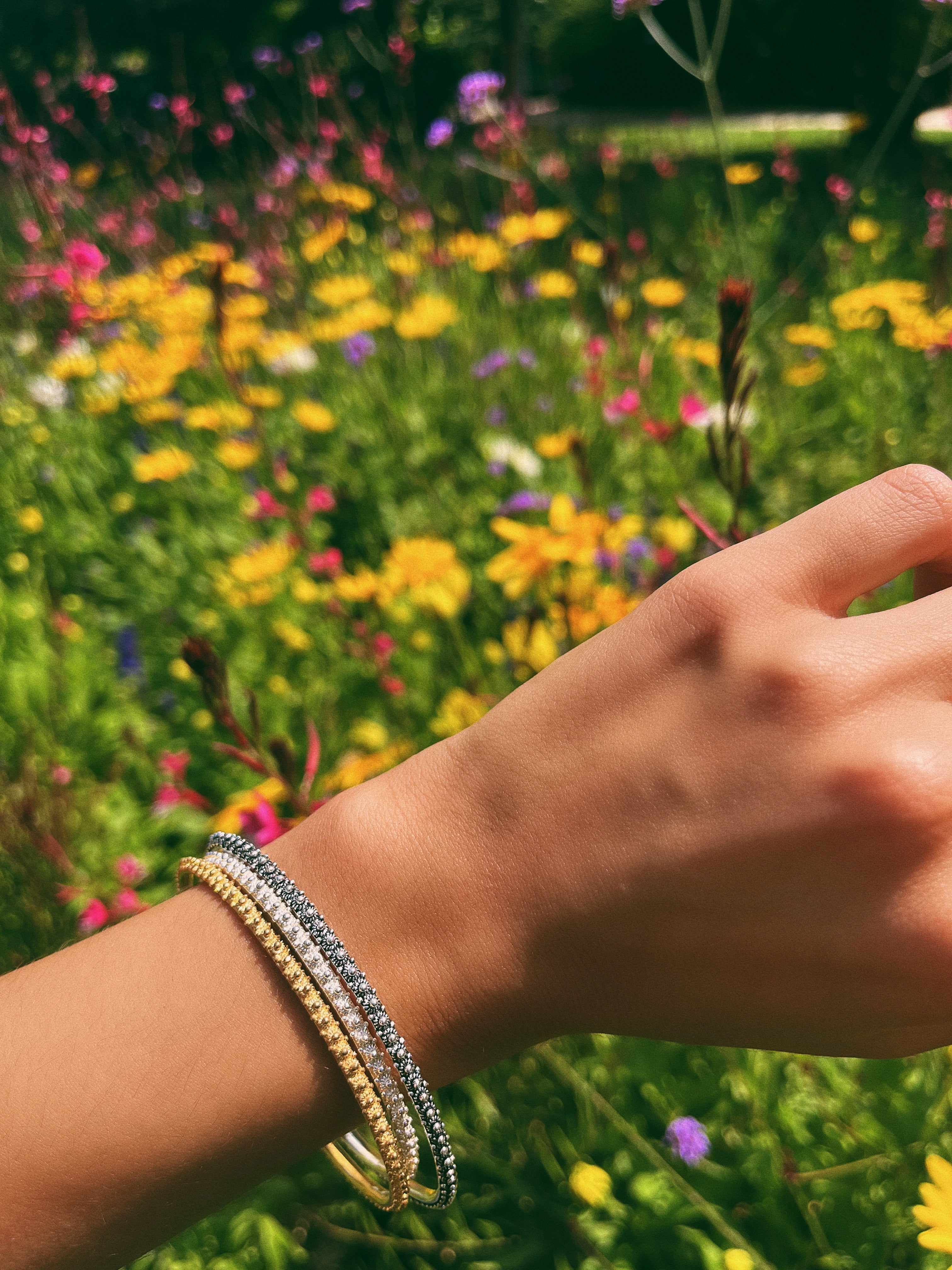 MANOU Bracelet - Filigree - Gold-plated silver  | MEA AYAYA