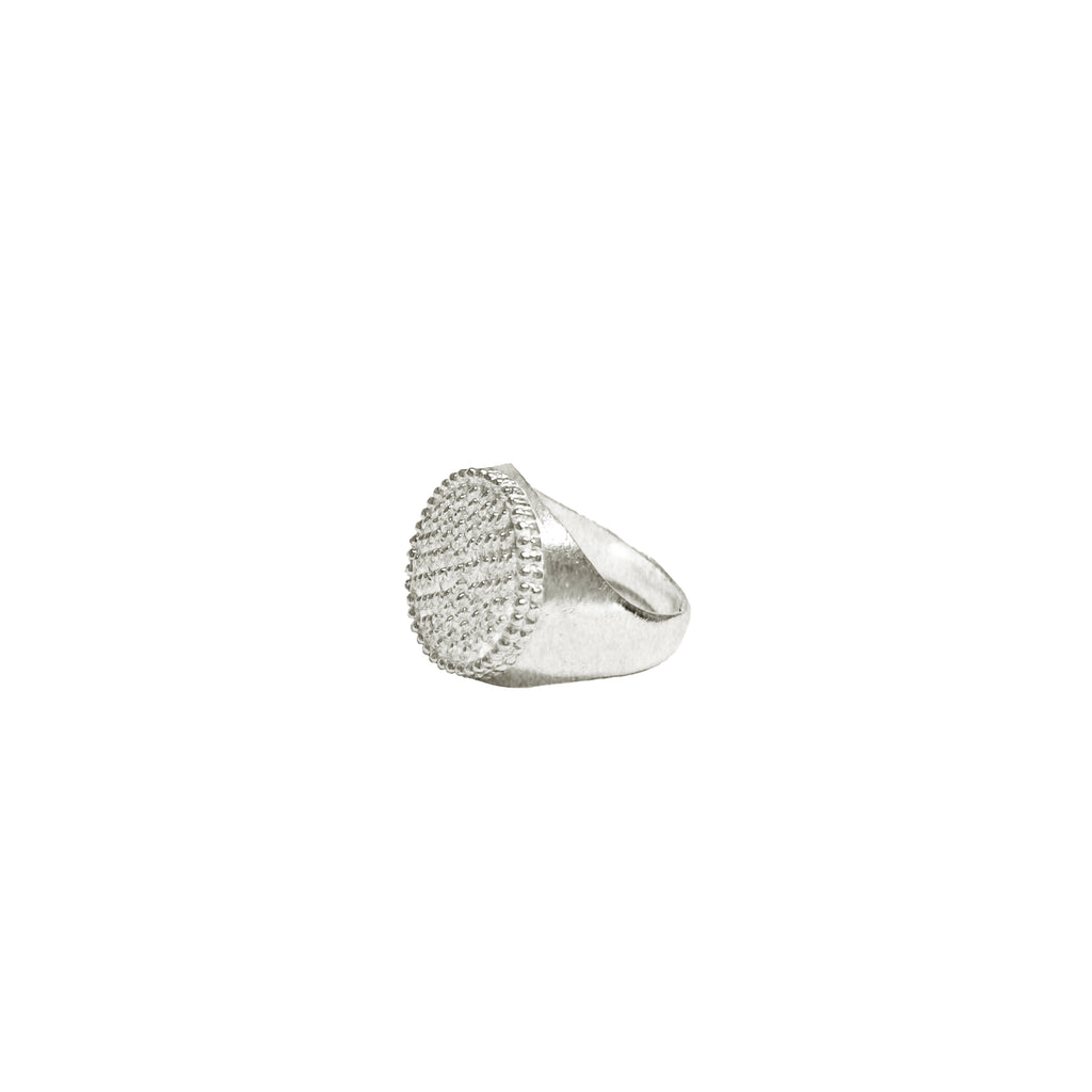 Ring ANNA - Filigree - Bleached silver | MEA AYAYA