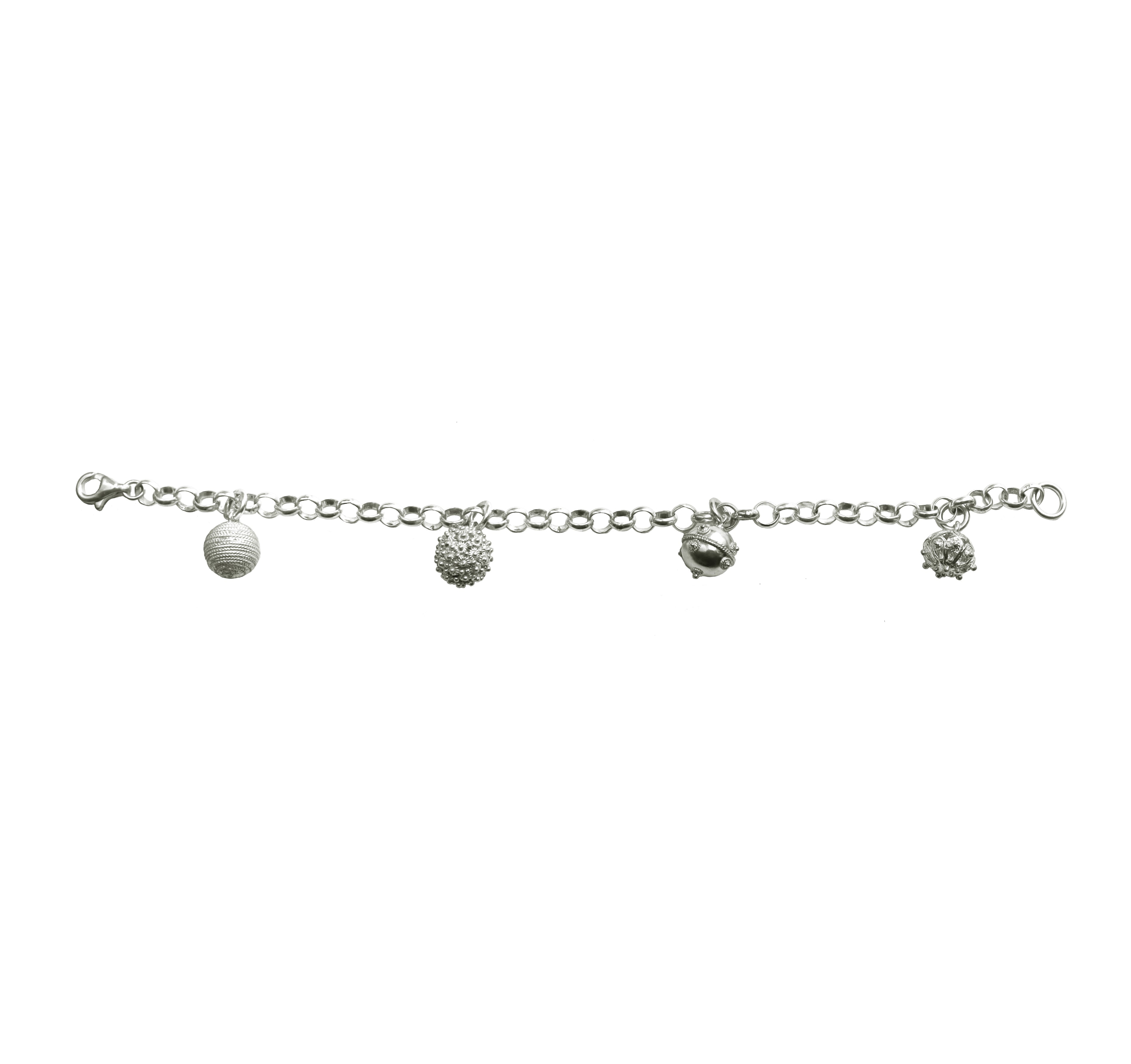 Bracelet GILBERTE - Filigrane - Argent blanchi | MEA AYAYA