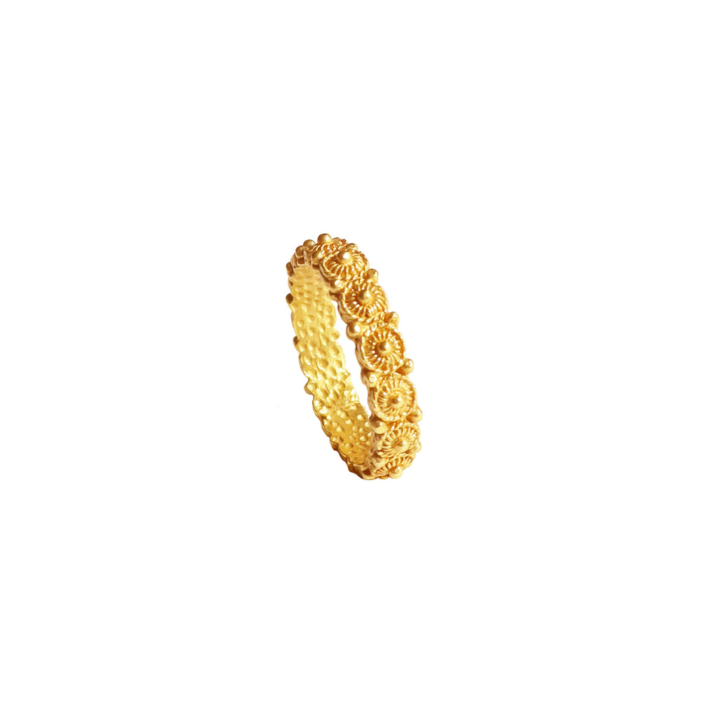 SYNETTE Ring - Watermark - Gold-plated silver | MEA AYAYA