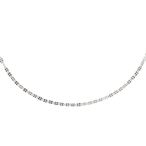 ANNIE Chain - Filigree - Bleached silver 925/1000 | MEA AYAYA