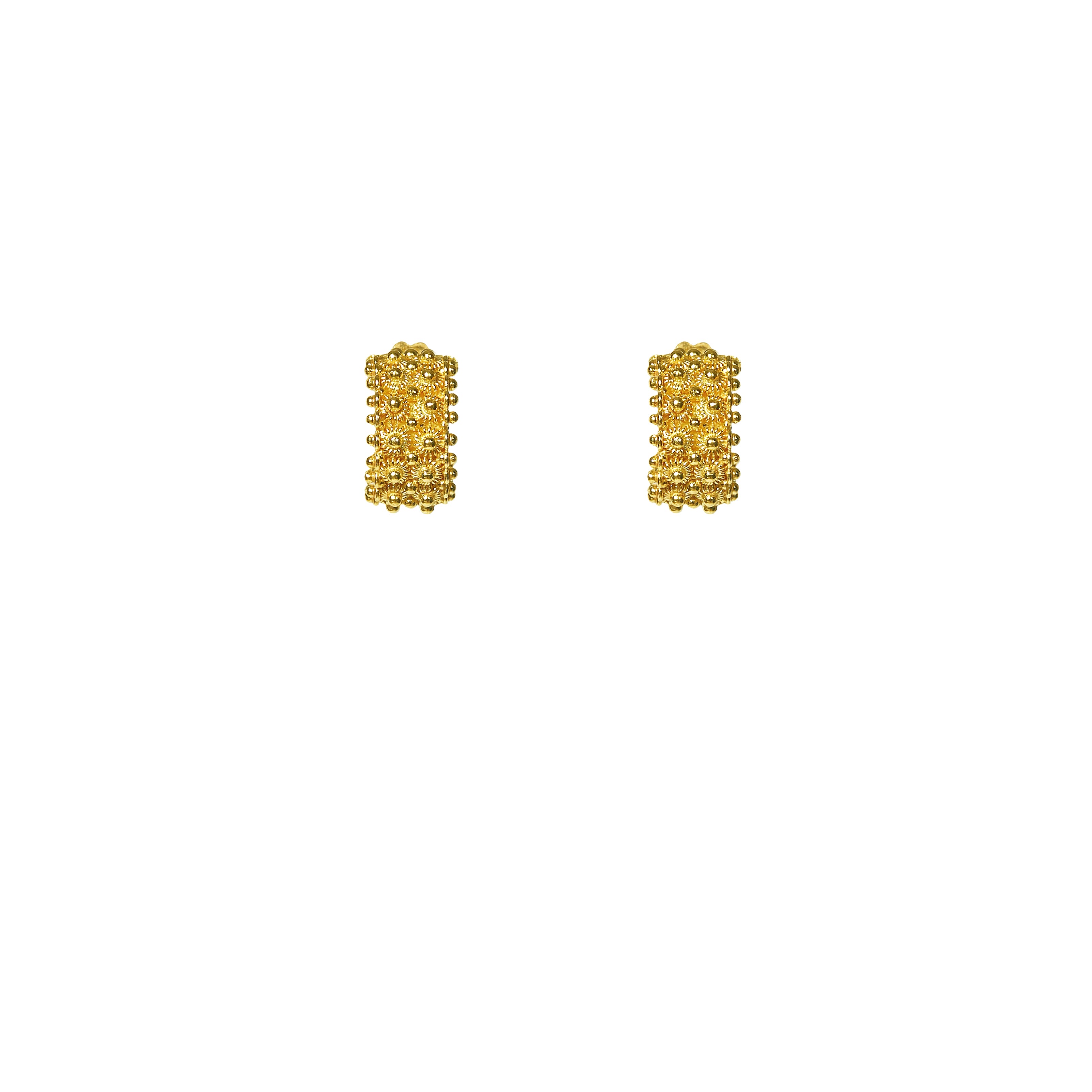BABA Earrings - Filigree - 18K Gold | BABA MEA AYAYA