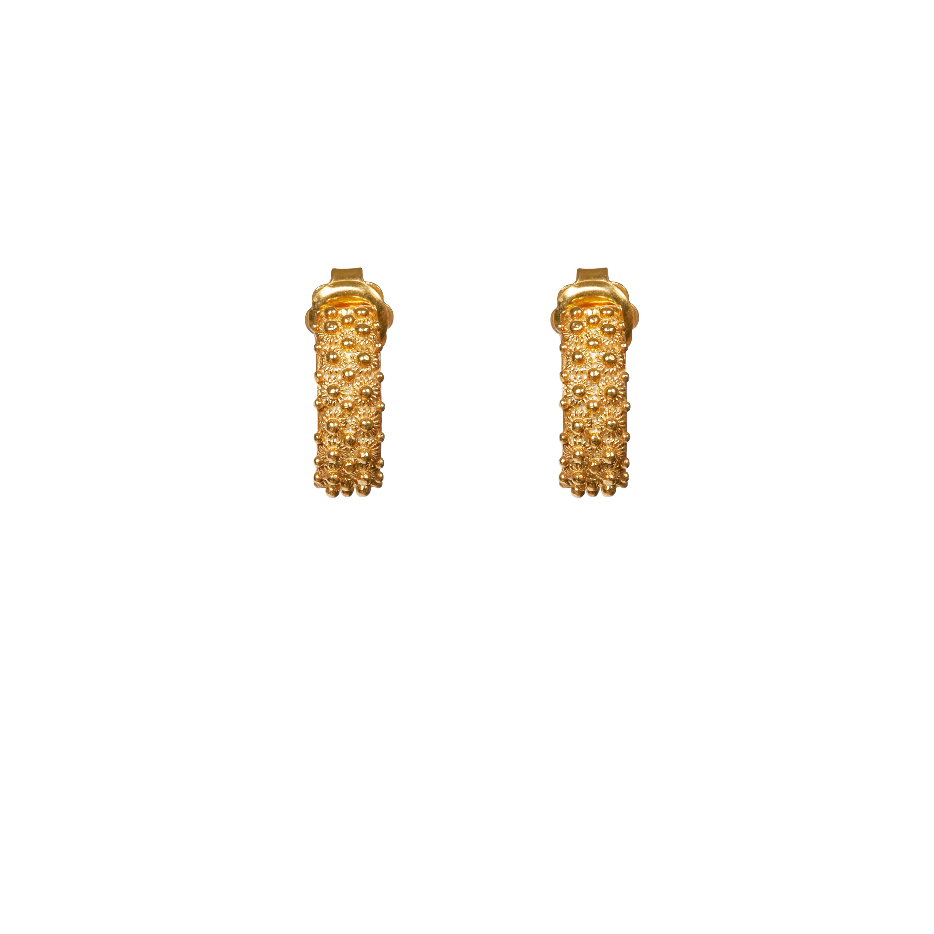 Earrings BABA - Filigree - Gold-plated silver | MEA AYAYA