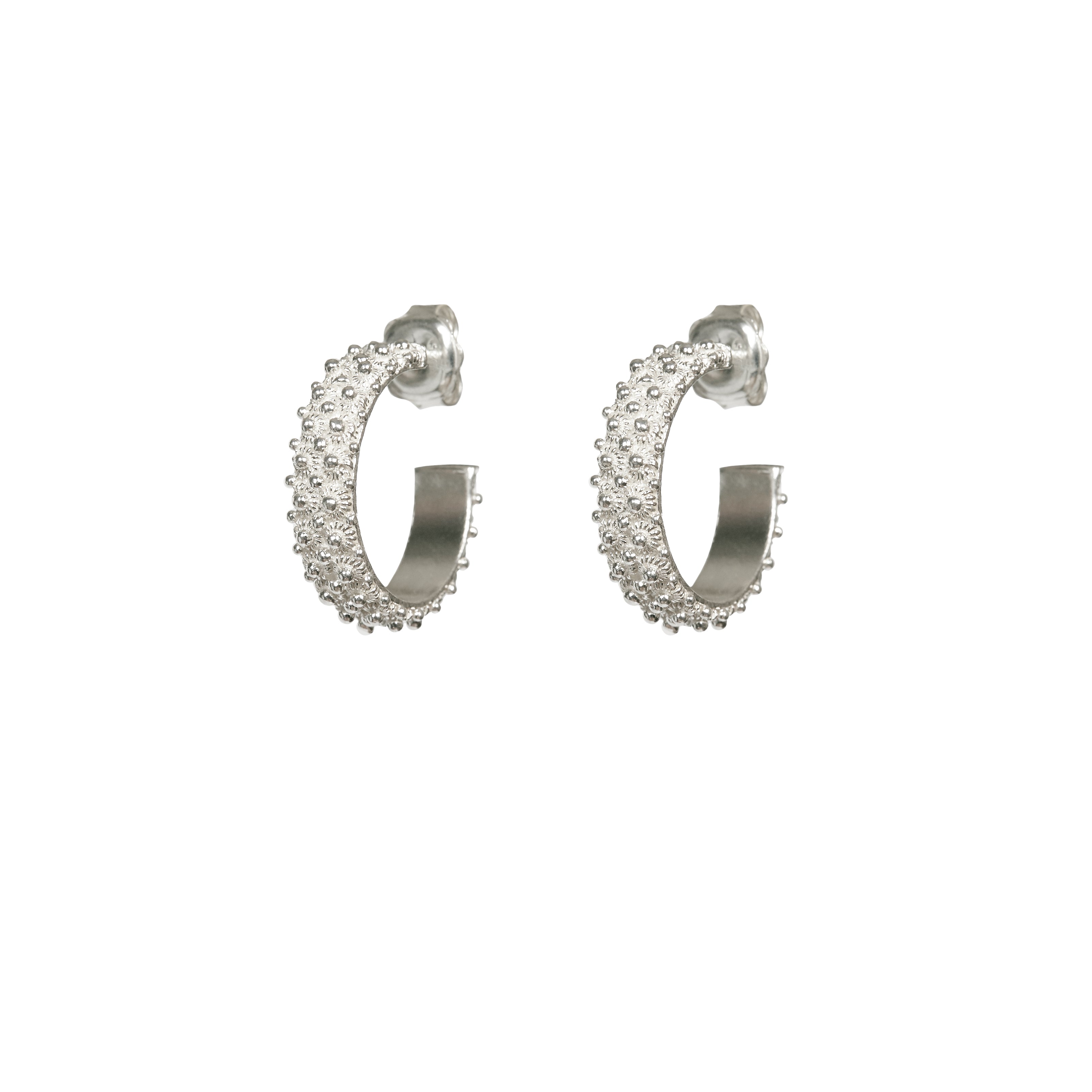 Earrings BABA+ in filigree - Silver 925/1000 | Sterling Silver MEA AYAYA