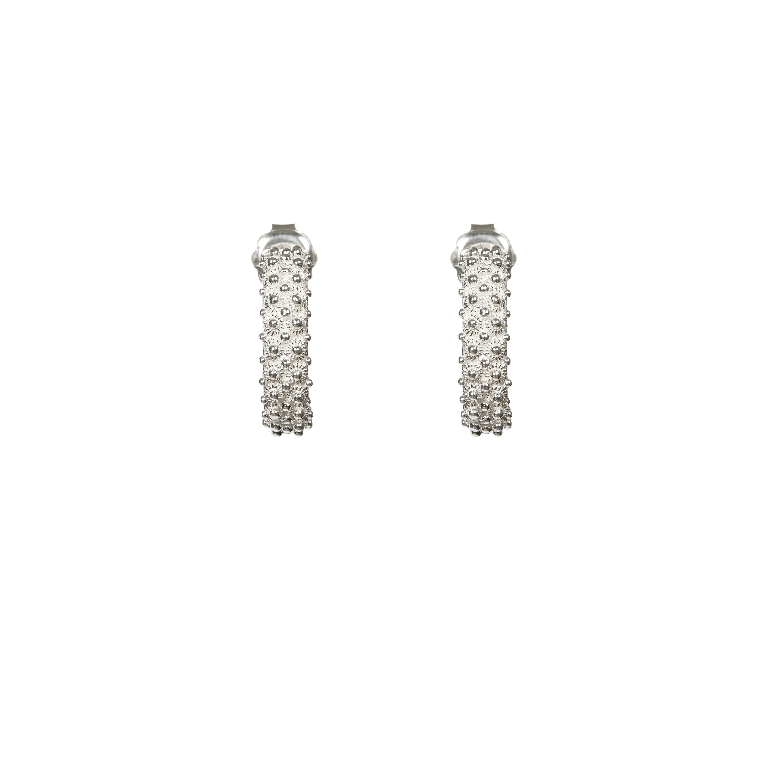 Earrings BABA+ in filigree - Silver 925/1000 | Sterling Silver MEA AYAYA