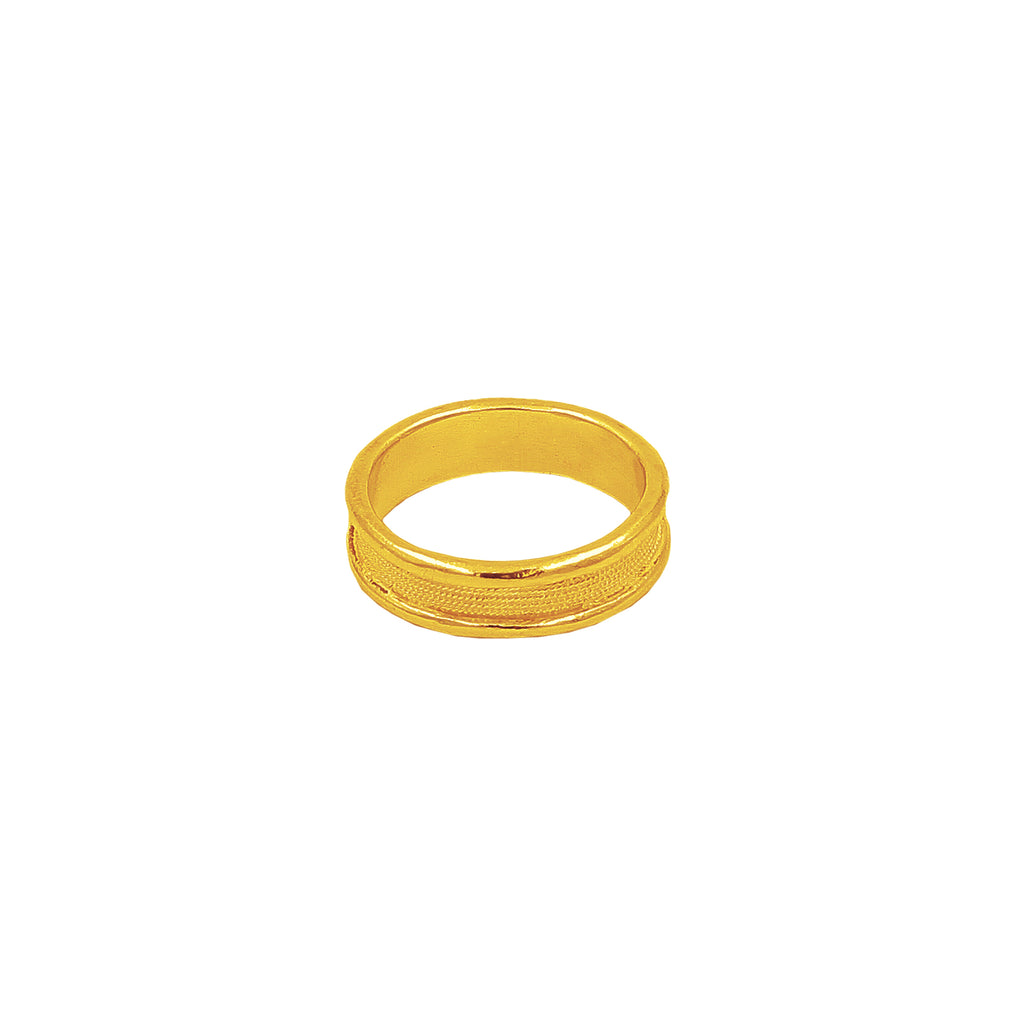 BADETTE Ring - Filigree - Gold-plated silver | MEA AYAYA