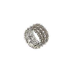 GROSSMUTTI ring - Filigree - Burnished silver 925/1000 | MEA AYAYA                                