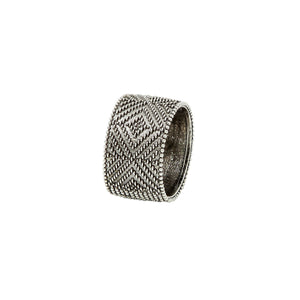 NONNA ring - Filigree - Burnished silver 925/1000 | MEA AYAYA                                