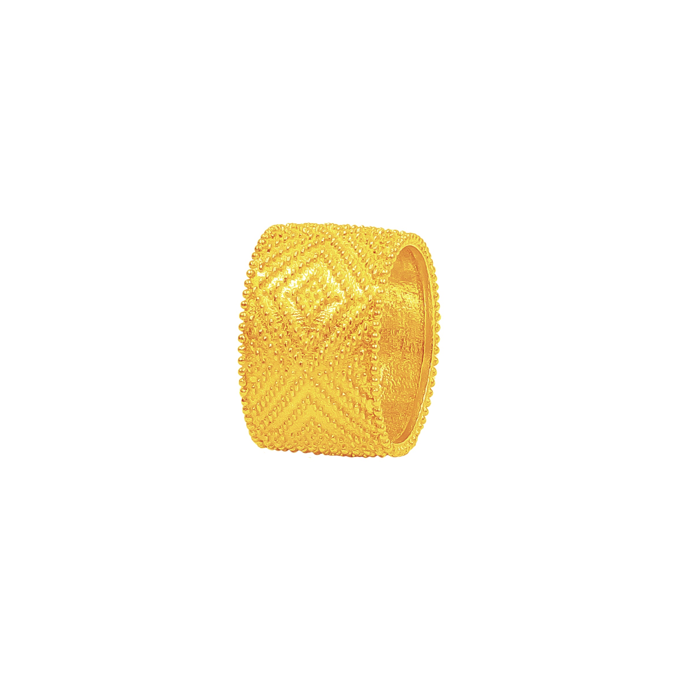 Ring NONNA - Filigree - Gold-plated silver | MEA AYAYA