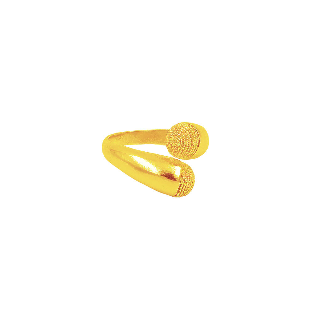 VOVÓ DIDI Ring - Filigree - Gold-plated silver | MEA AYAYA