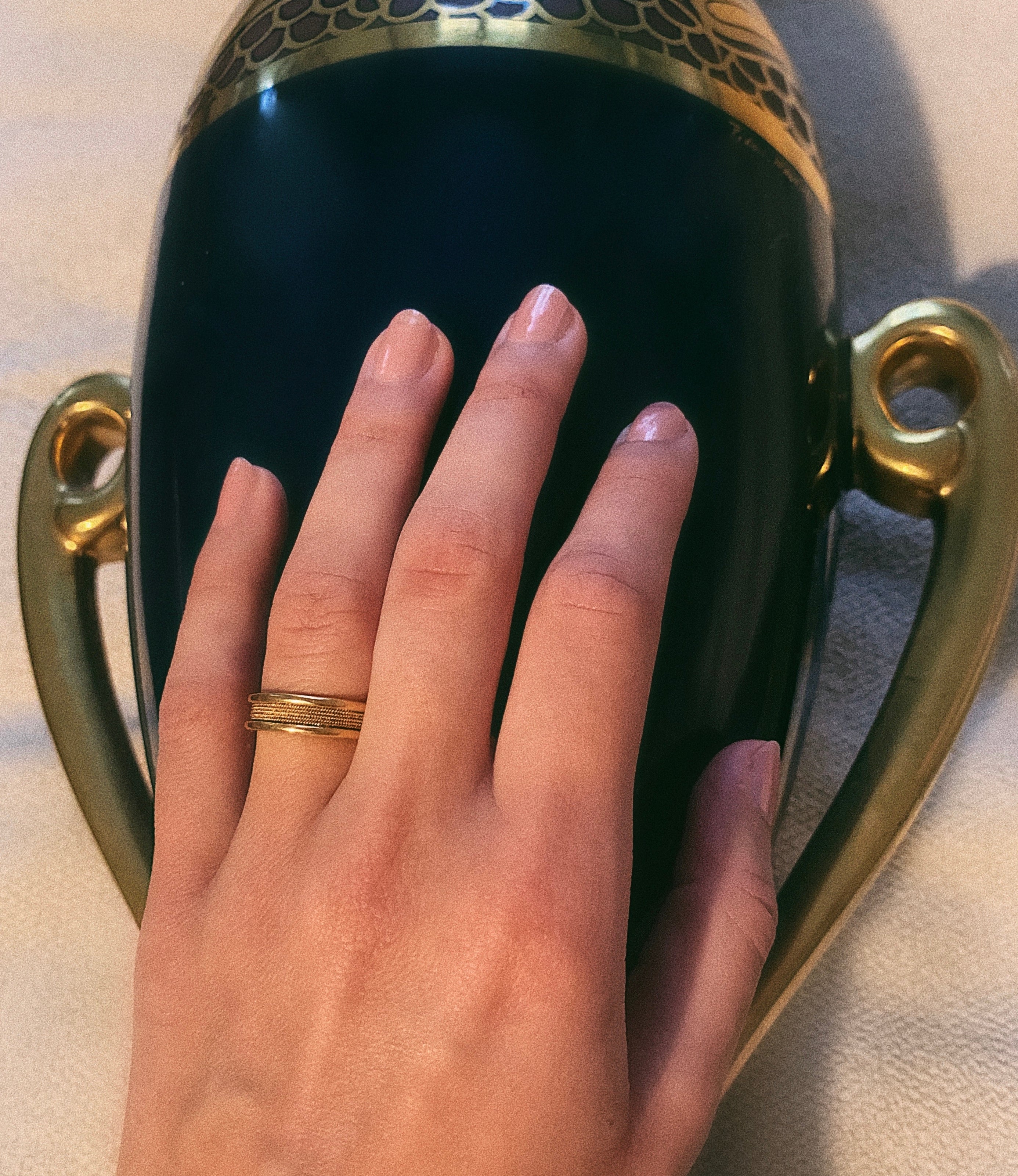 BADETTE Ring - Filigree - Gold-plated silver | MEA AYAYA