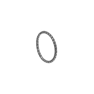 Ring PIUMA - Filigree - Burnished Silver 925/1000 MEA AYAYA 
