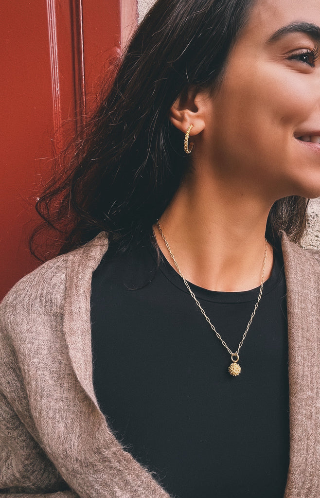 MIMI+ earrings in filigree - Gold-plated silver | MEA AYAYA