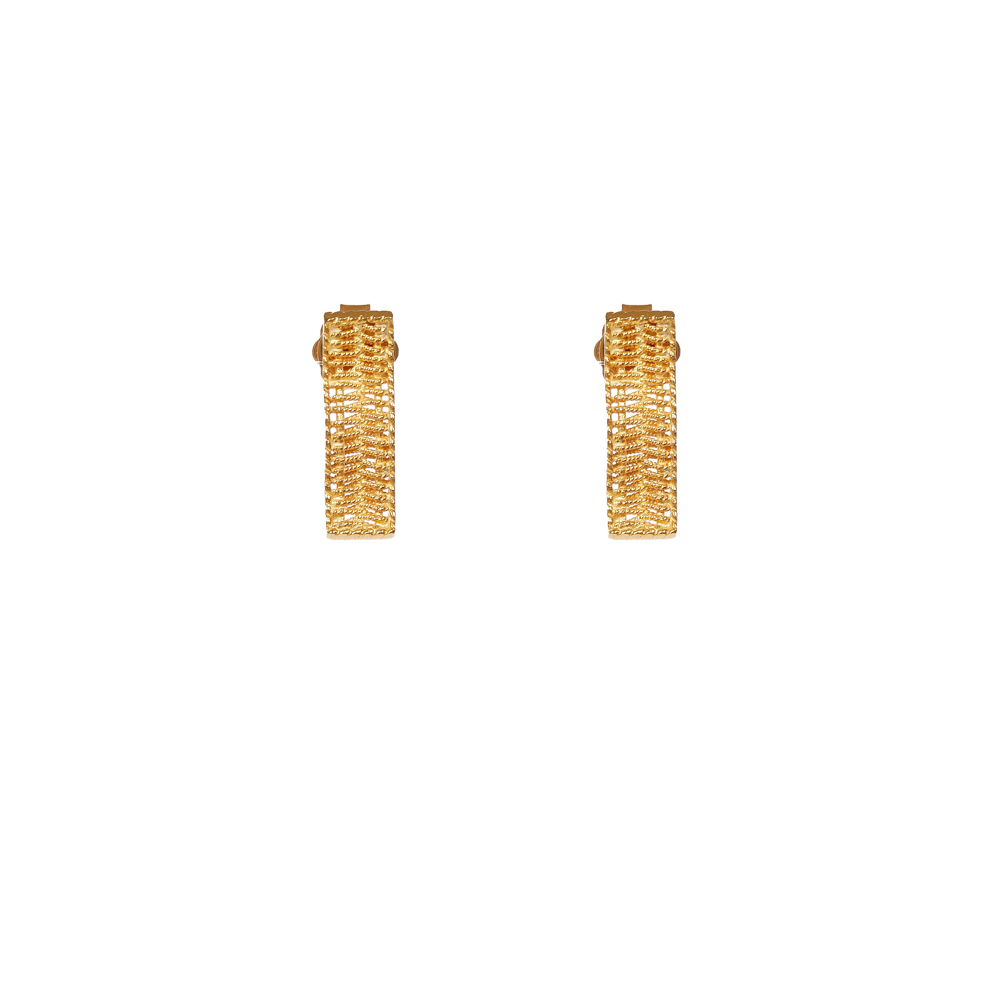 Earrings GRANDMA - Filigree - Gold-plated silver | MEA AYAYA