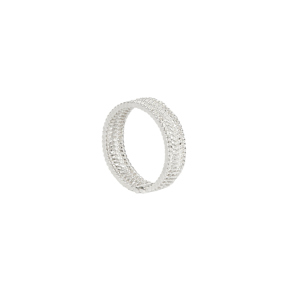 MEA AYAYA - FILIGREE RING - BLEACHED SILVER MAÏ