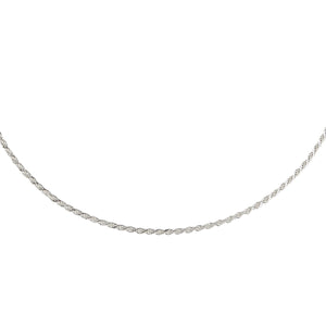 Chain MAMIECHOUTE - Filigree - Bleached silver 925/1000 | MEA AYAYA