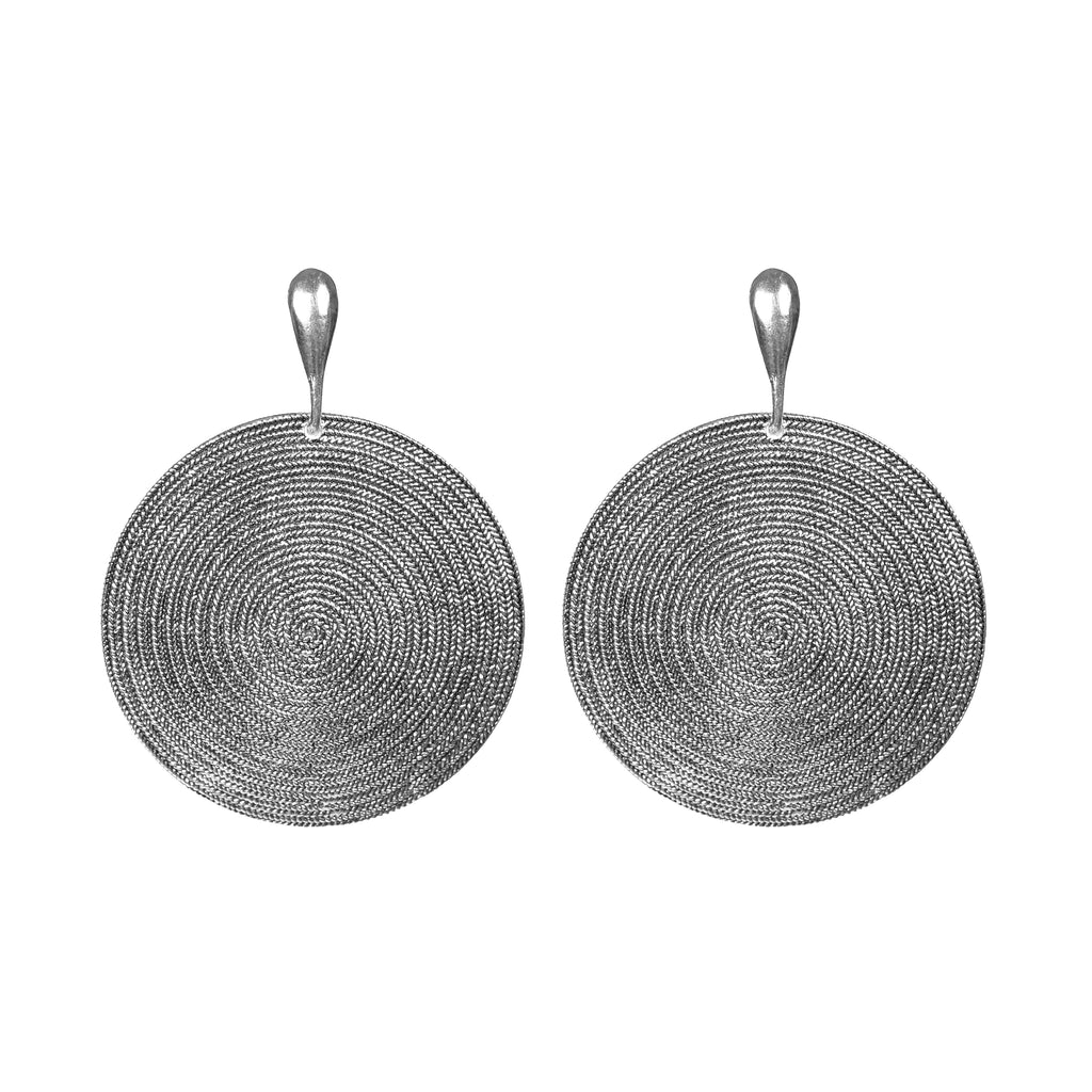 Earrings MAMISOL - Watermark - Burnished silver | Silver MEA AYAYA 