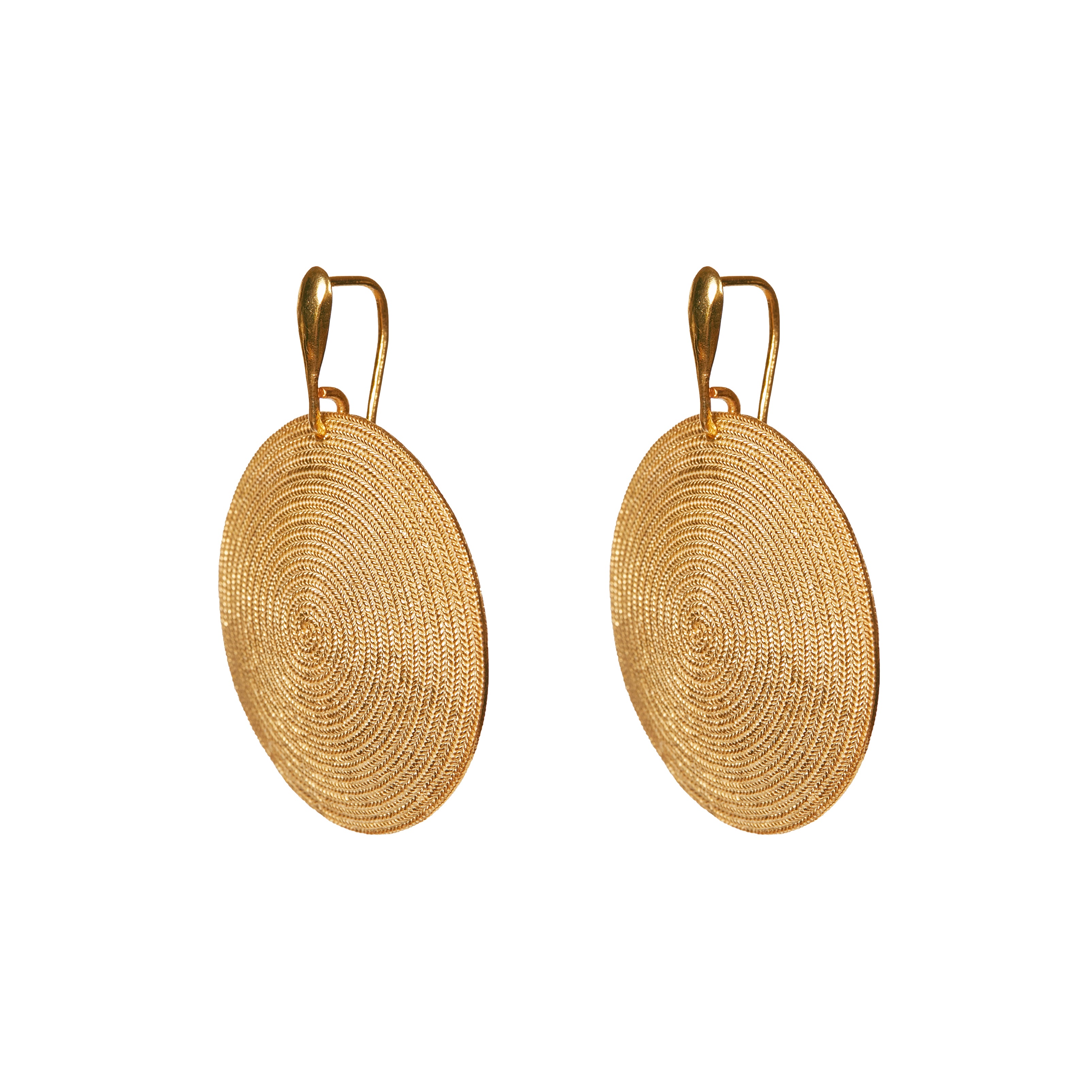 Earrings MAMISOL - Filigree - Gold-plated silver | MEA AYAYA 