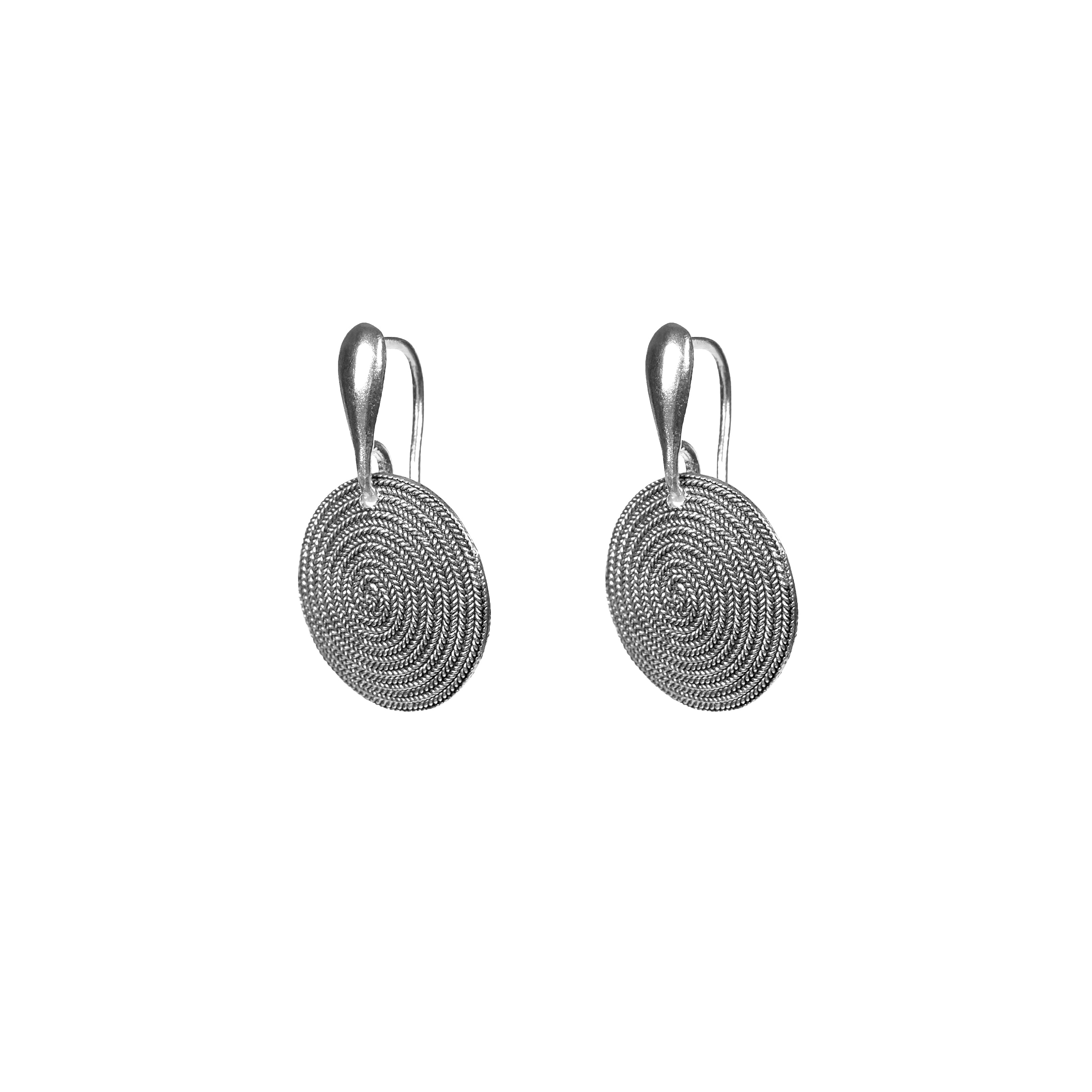 Earrings MAMITA - Filigree - Burnished silver | Silver MEA AYAYA 