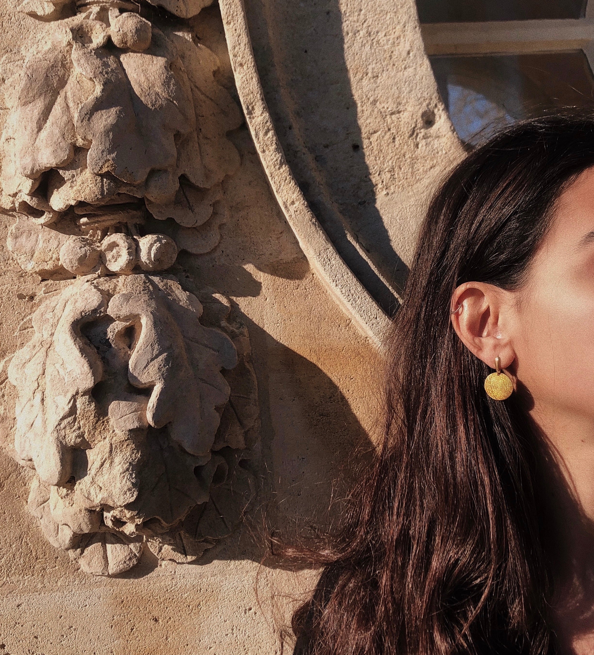 Earrings MAMITA - Filigree - Gold-plated silver | MEA AYAYA 