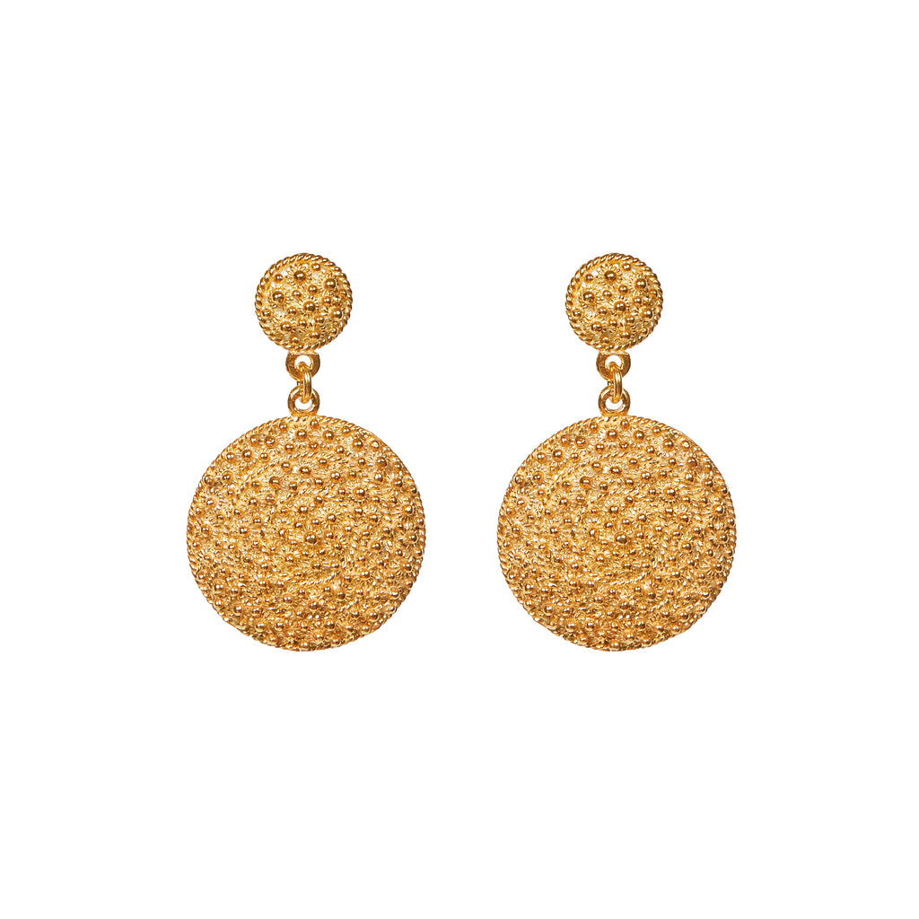 Earrings MAM MAM - Filigree - Gold-plated silver | MEA AYAYA