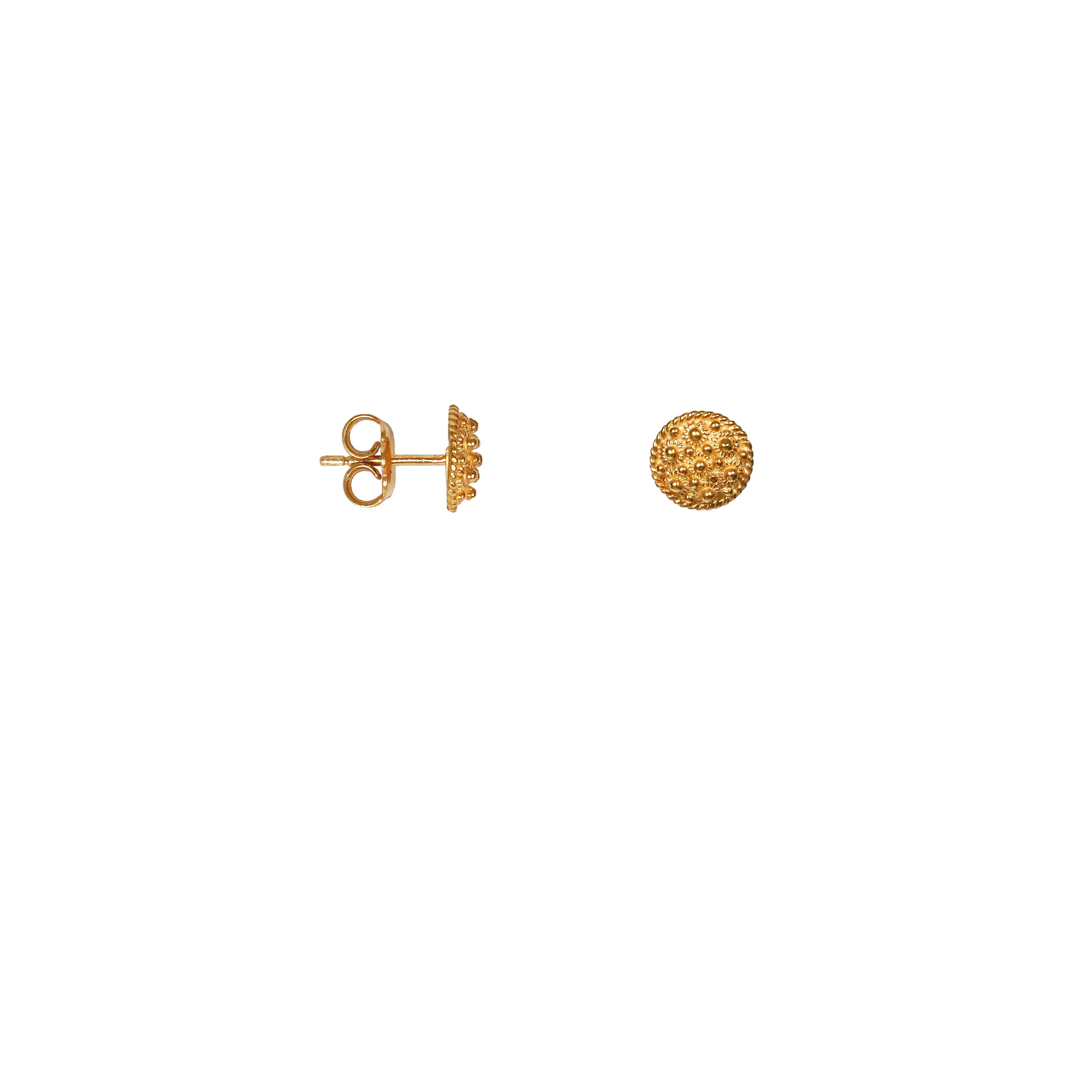 Earrings MOUNIE - Filigree - Gold-plated silver | MEA AYAYA 