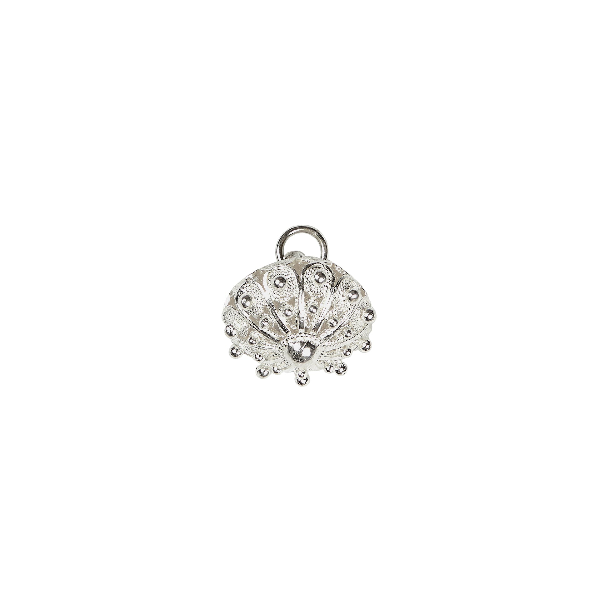 Pendant MUTTIE - Filigree - Bleached silver 925/1000 | MEA AYAYA