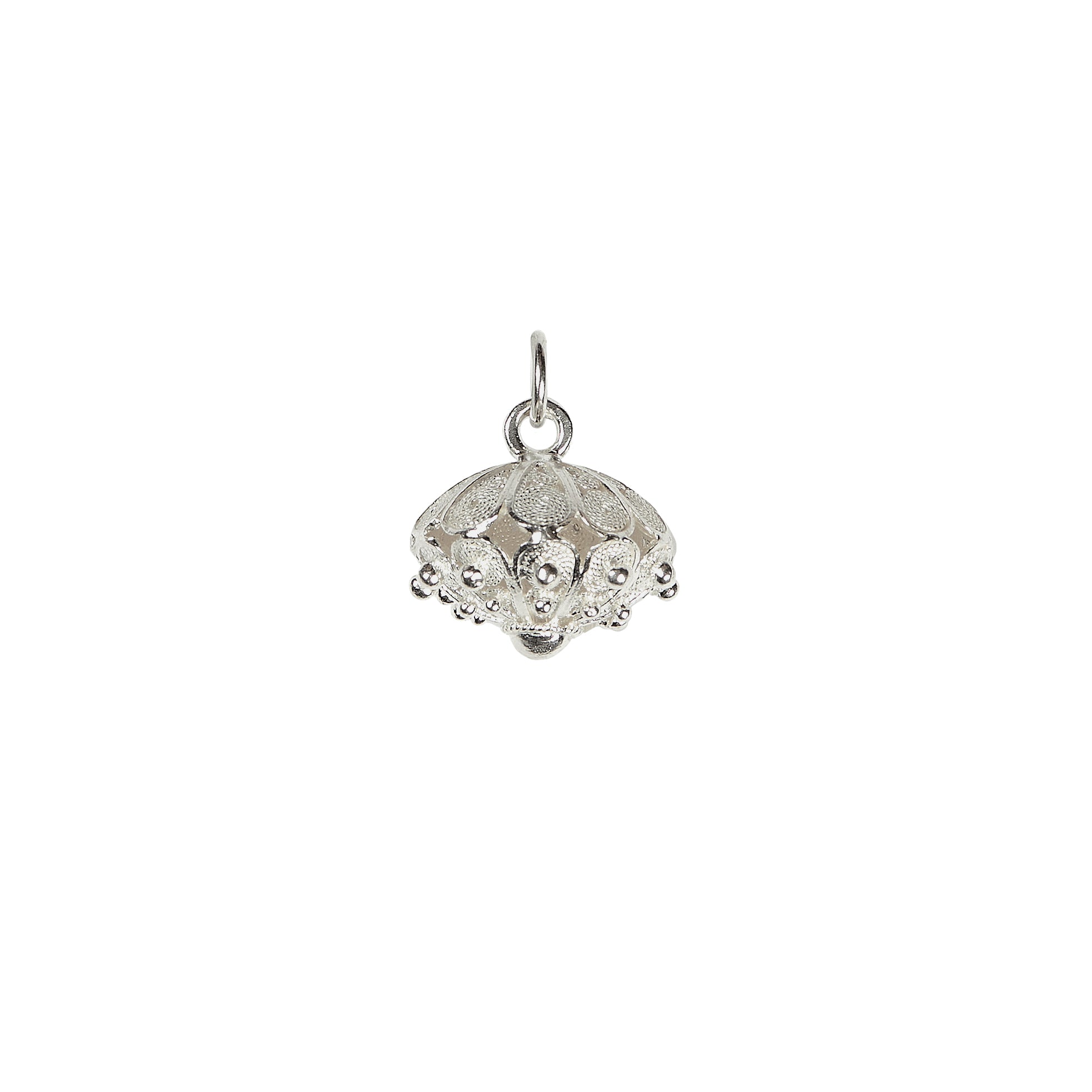 Pendant MUTTIE - Filigree - Bleached silver 925/1000 | MEA AYAYA