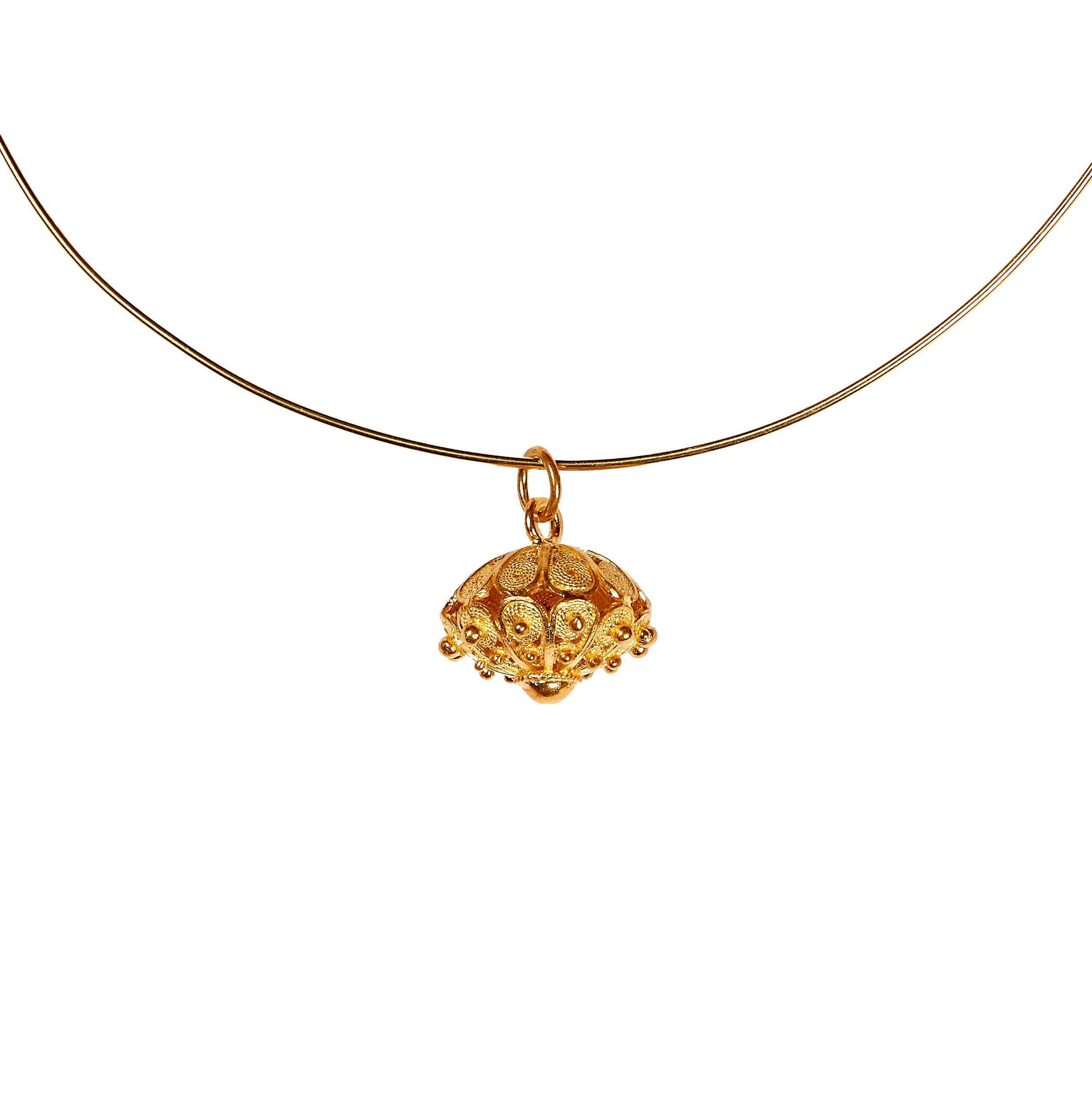 Pendant MUTTIE - Filigree - 925/1000 gold plated silver MEA AYAYA