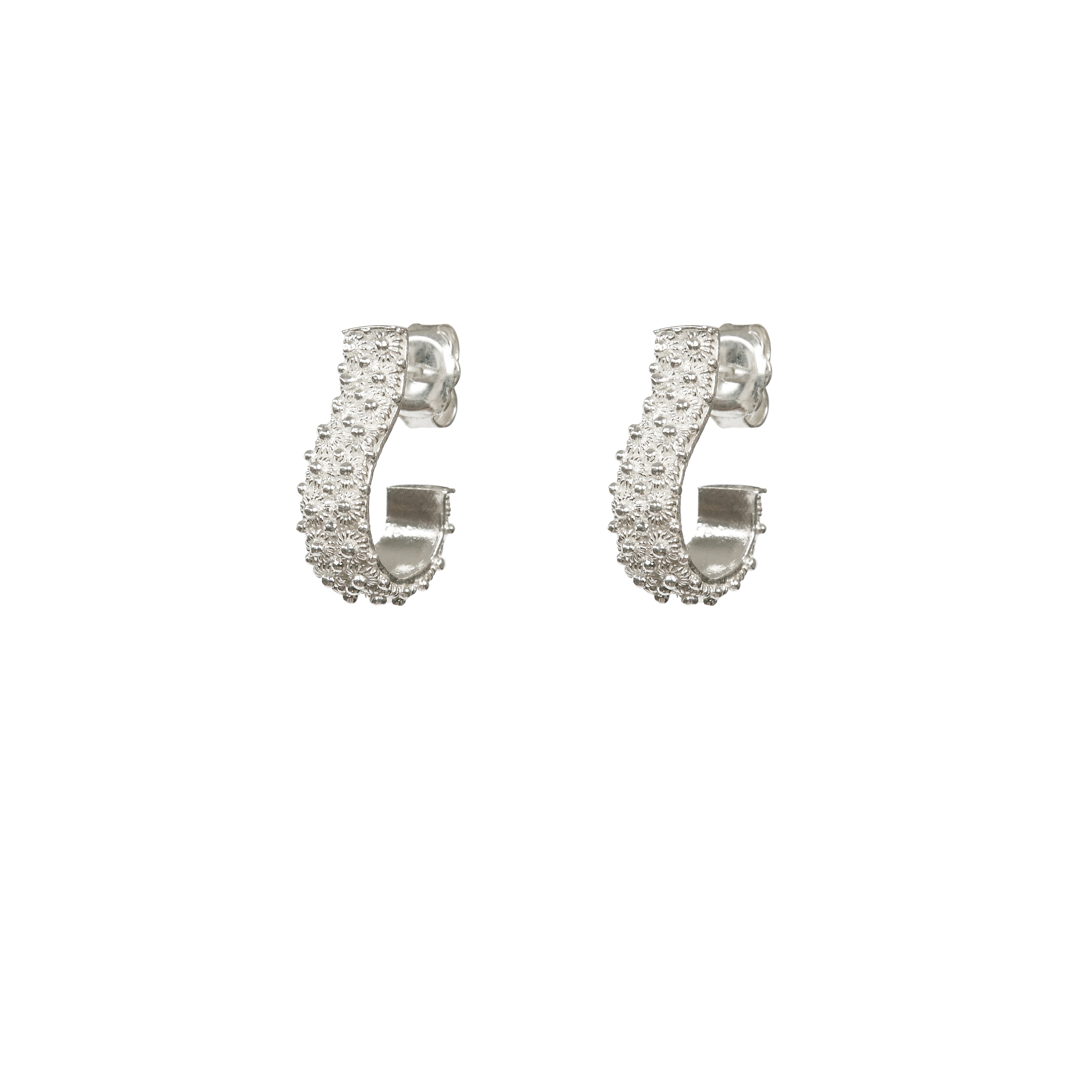 Earrings NANOU - Filigree - Silver 925/1000 | Silver 925/1000 MEA AYAYA