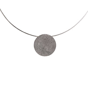 Pendant NONÍ - Filigree - Burnished silver 925/1000 MEA AYAYA