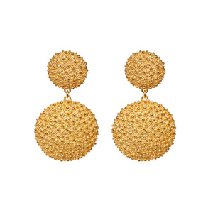 NONNA MIA earrings - Filigree - Gold-plated silver | MEA AYAYA
