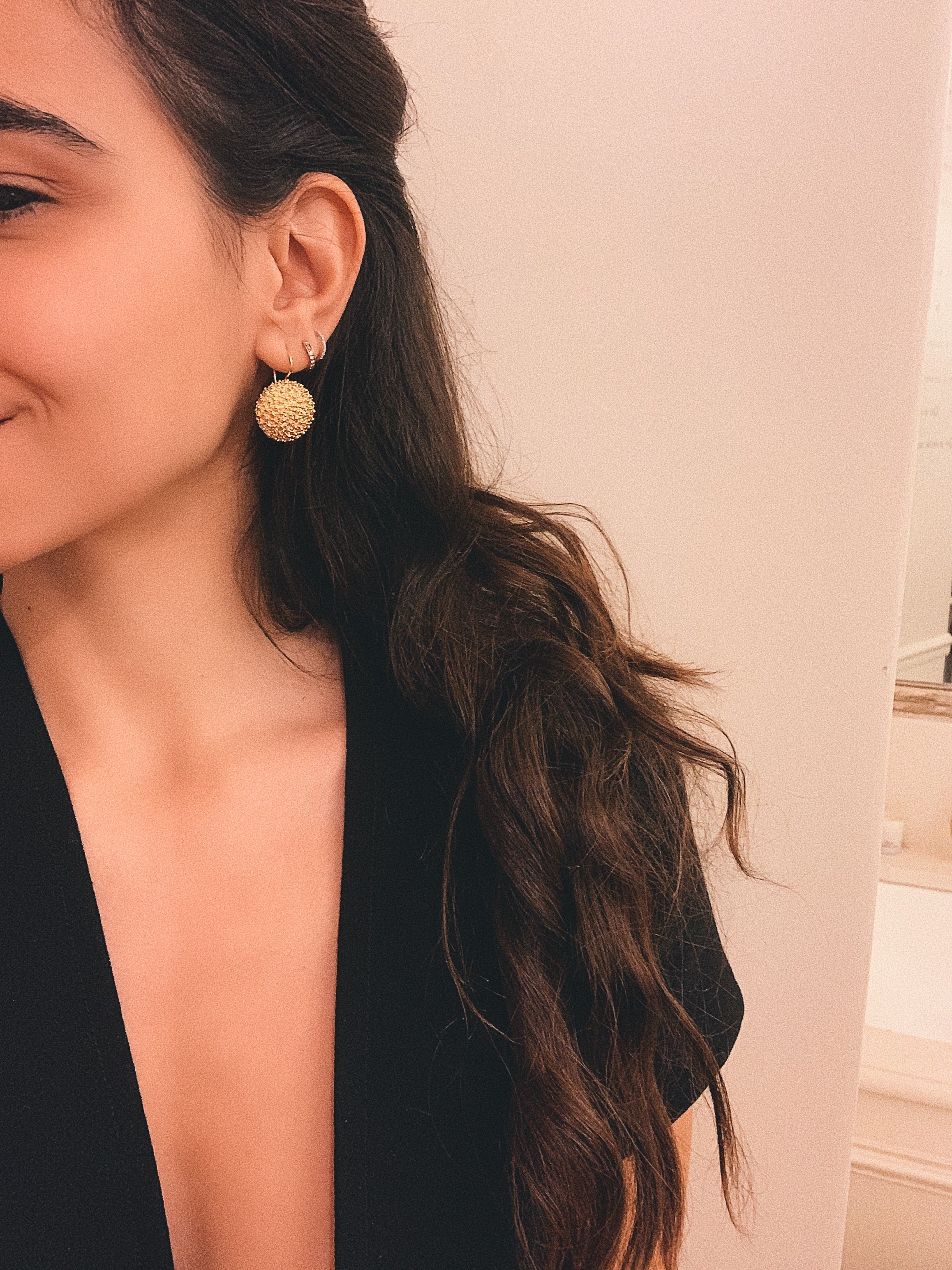 NONNA PINA earrings - Filigree - Gold-plated silver | MEA AYAYA