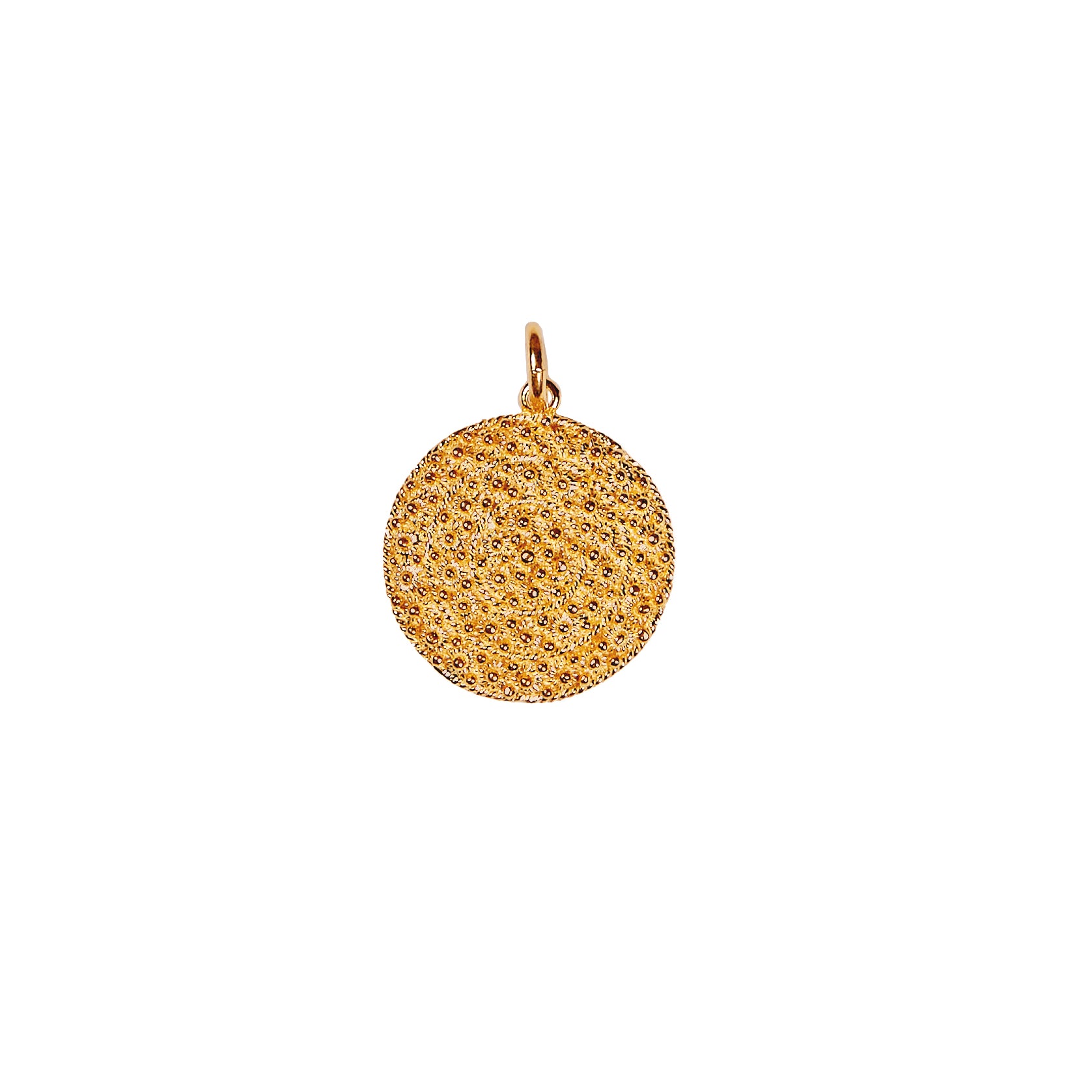 Pendant NONNA ROSA - Filigree - Silver 925/1000 gold plated | MEA AYAYA