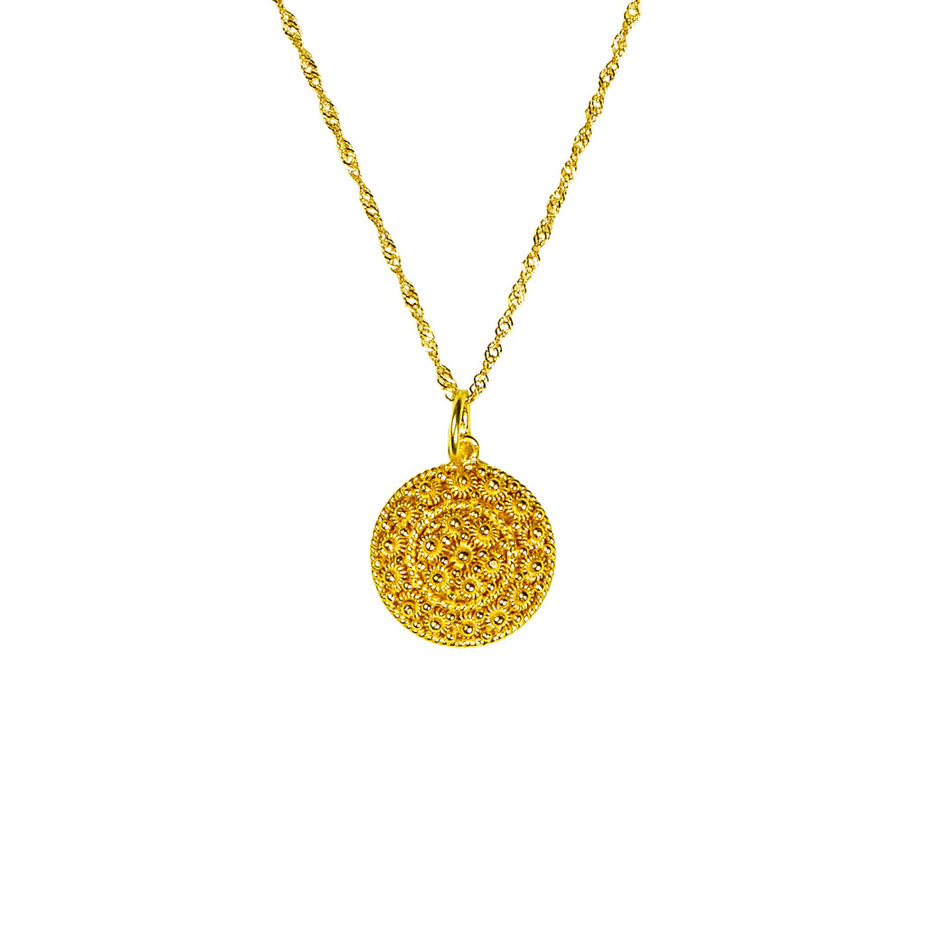 Pendant NONNA ROSA - Filigree - 18K Gold MEA AYAYA