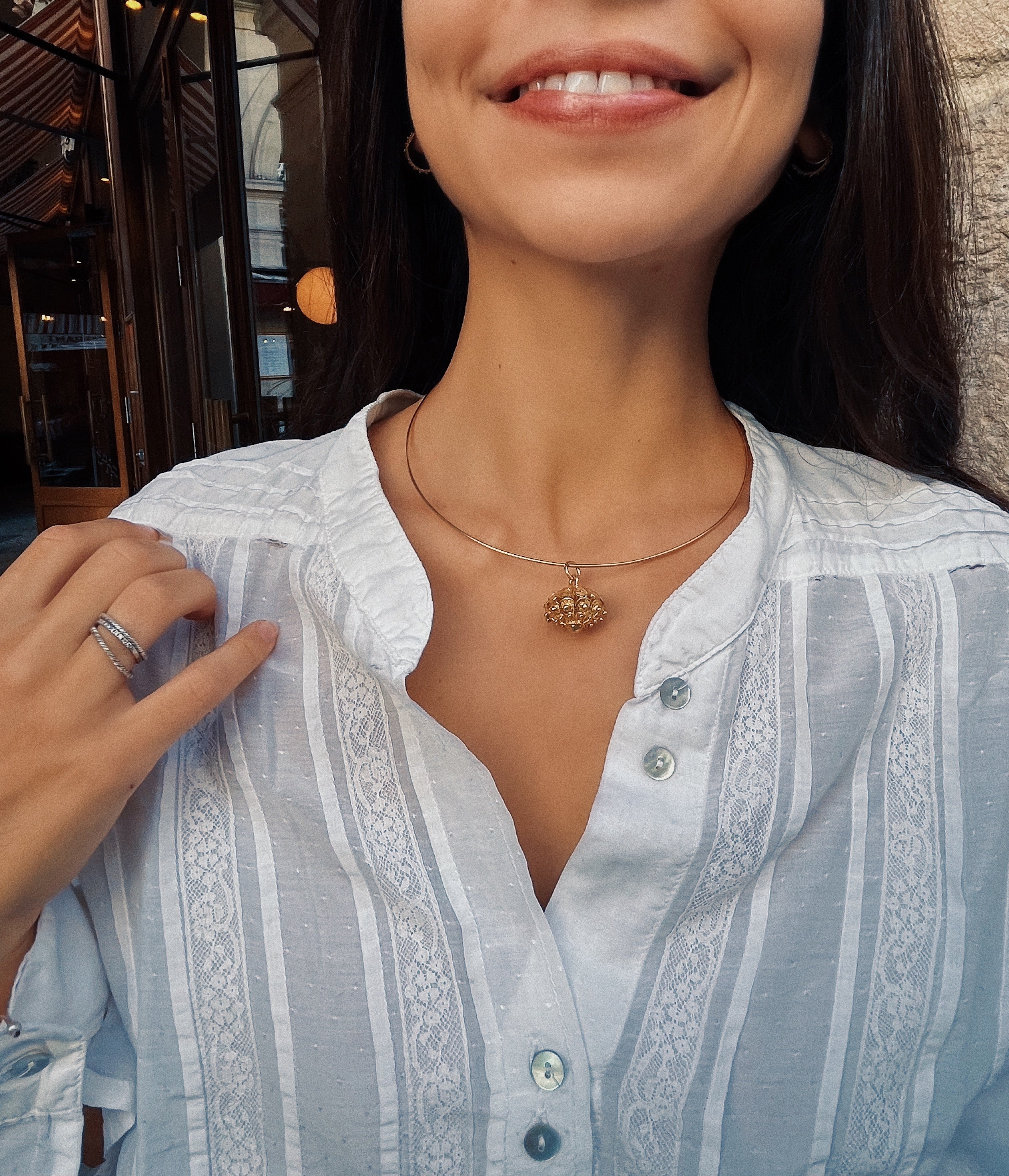 Pendant MUTTIE - Filigree - 925/1000 gold plated silver MEA AYAYA