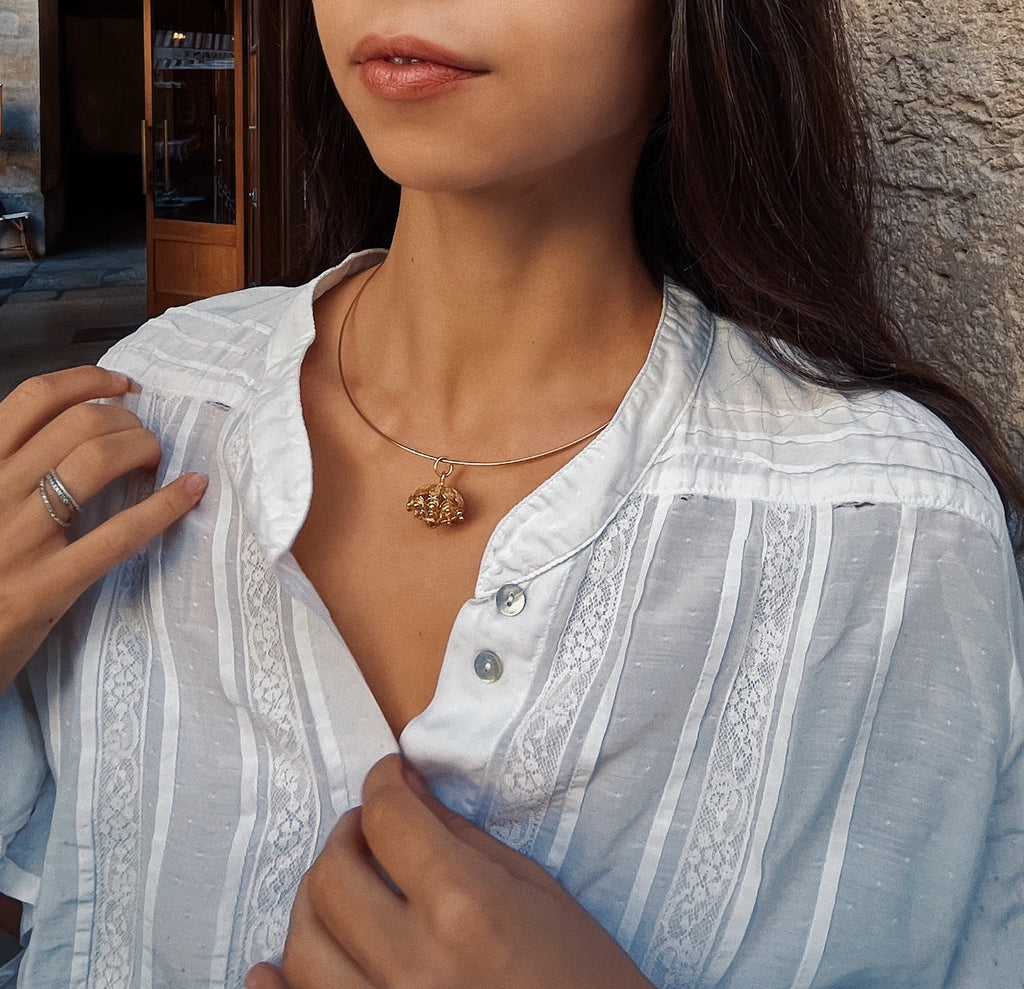 Pendant MUTTIE - Filigree - 925/1000 gold plated silver MEA AYAYA