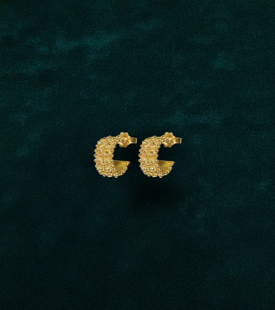 Boucles d'oreilles - or 18 carats - MAM MAM - filigrane | MEA AYAYA