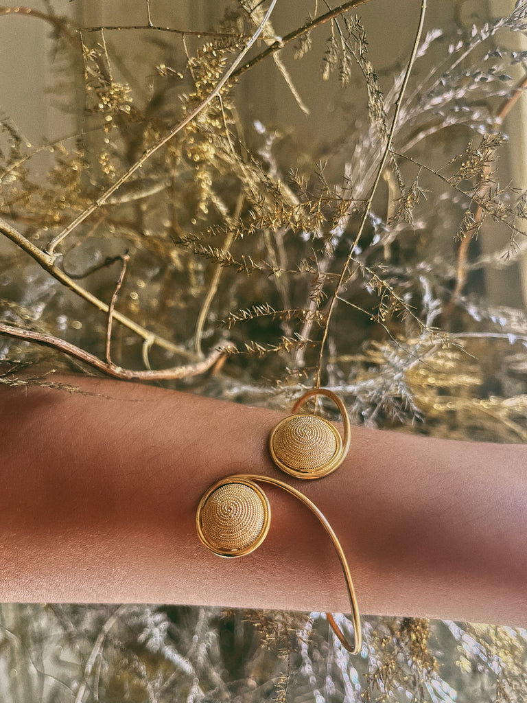 Bracelet - Filigrane Véra - Argent plaqué or | MEA AYAYA