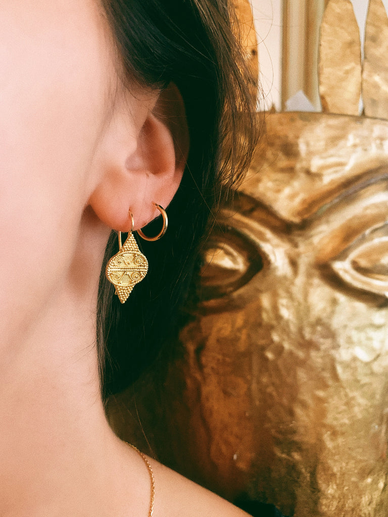 Boucles d’oreilles MAMY DENYSE - Filigrane - Or 18K  |  MEA AYAYA