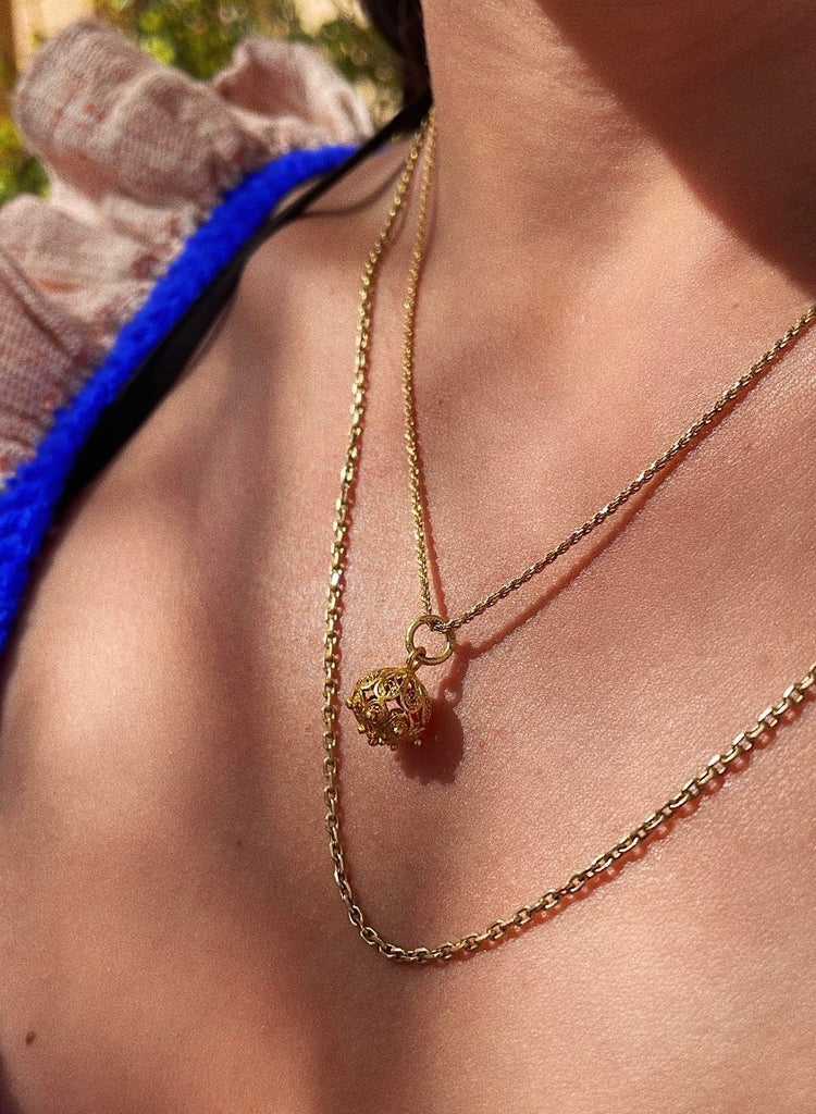 Pendentif MAMIE JANINE - Filigrane - Or 18K | MEA AYAYA