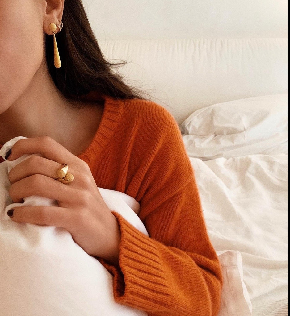 Boucles d’oreilles MÉMÈRE - Filigrane - Or 18K  |  MEA AYAYA