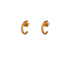 Boucles d’oreilles MINI MIMI - Filigrane - Argent plaqué or | MEA AYAYA