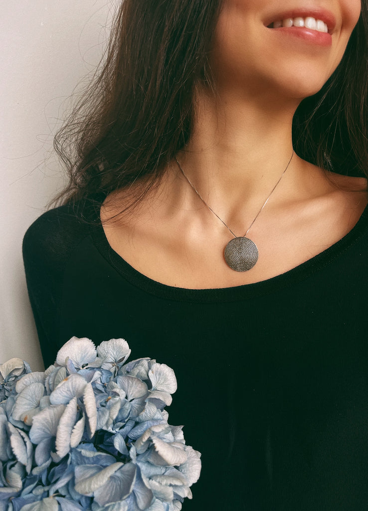 Pendentif NONÍ - Filigrane - Argent bruni 925/1000 | MEA AYAYA