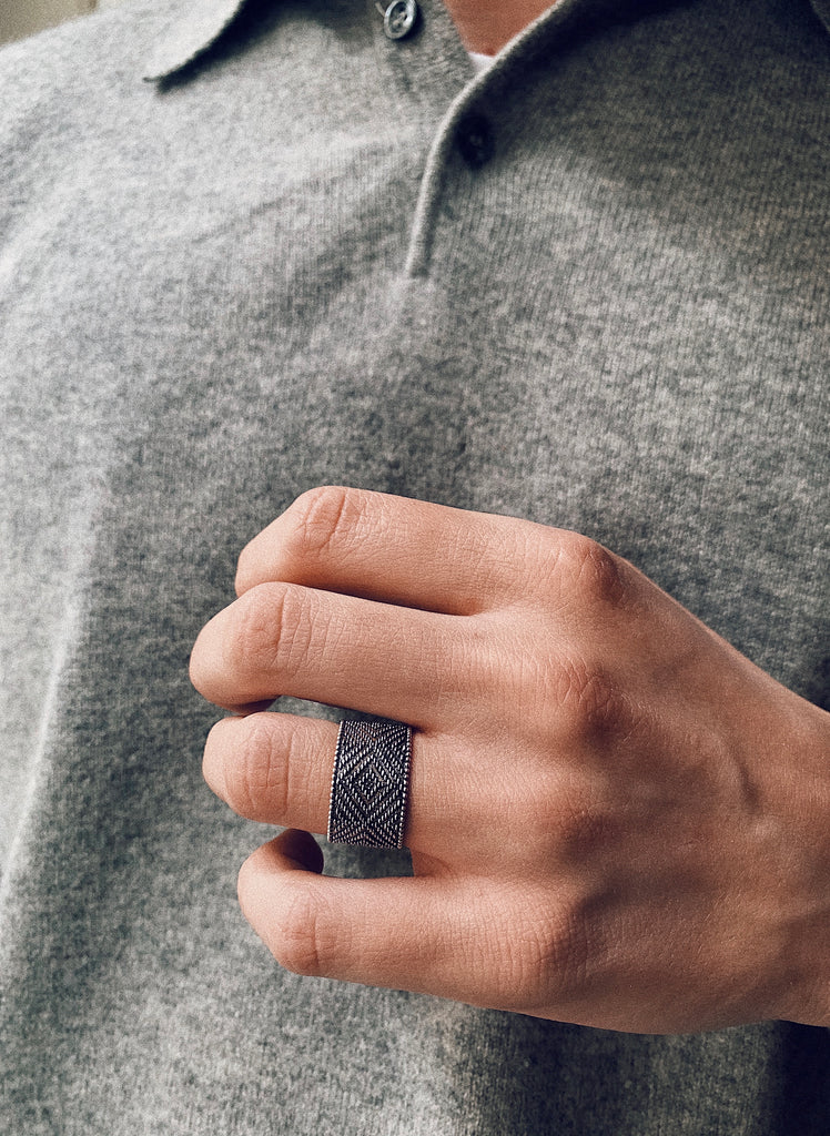 Bague NONNA - Filigrane - Argent bruni 925/1000 | MEA AYAYA